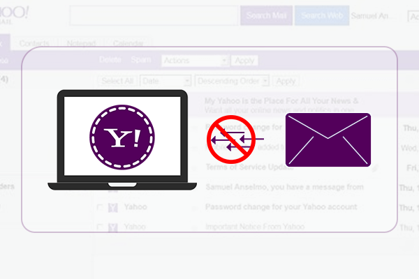 Yahoo not receiving emails